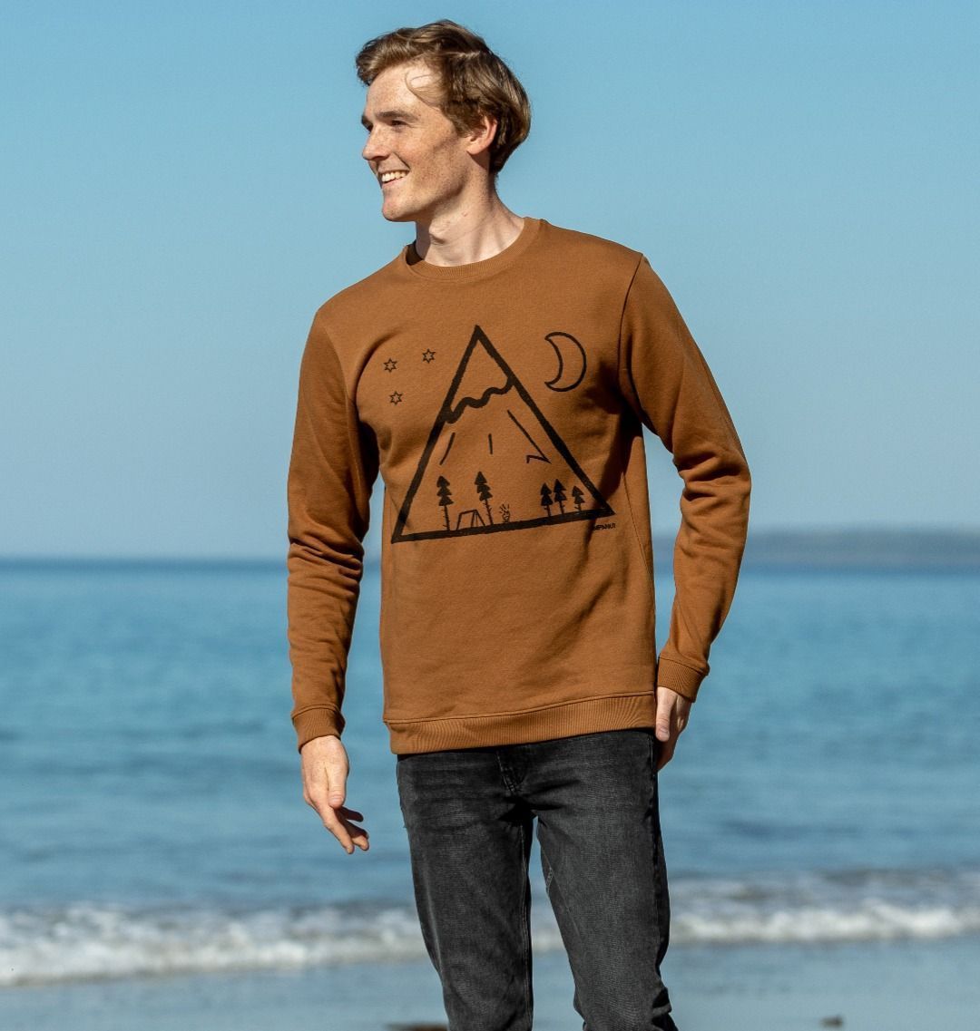 Organic Lake Sweatshirt | Organic Cotton Sweatshirt | Sustainable Sweatshirt | Summer Sweatshirt | Nautical Sweatshirt | Trendy newest Crewneck