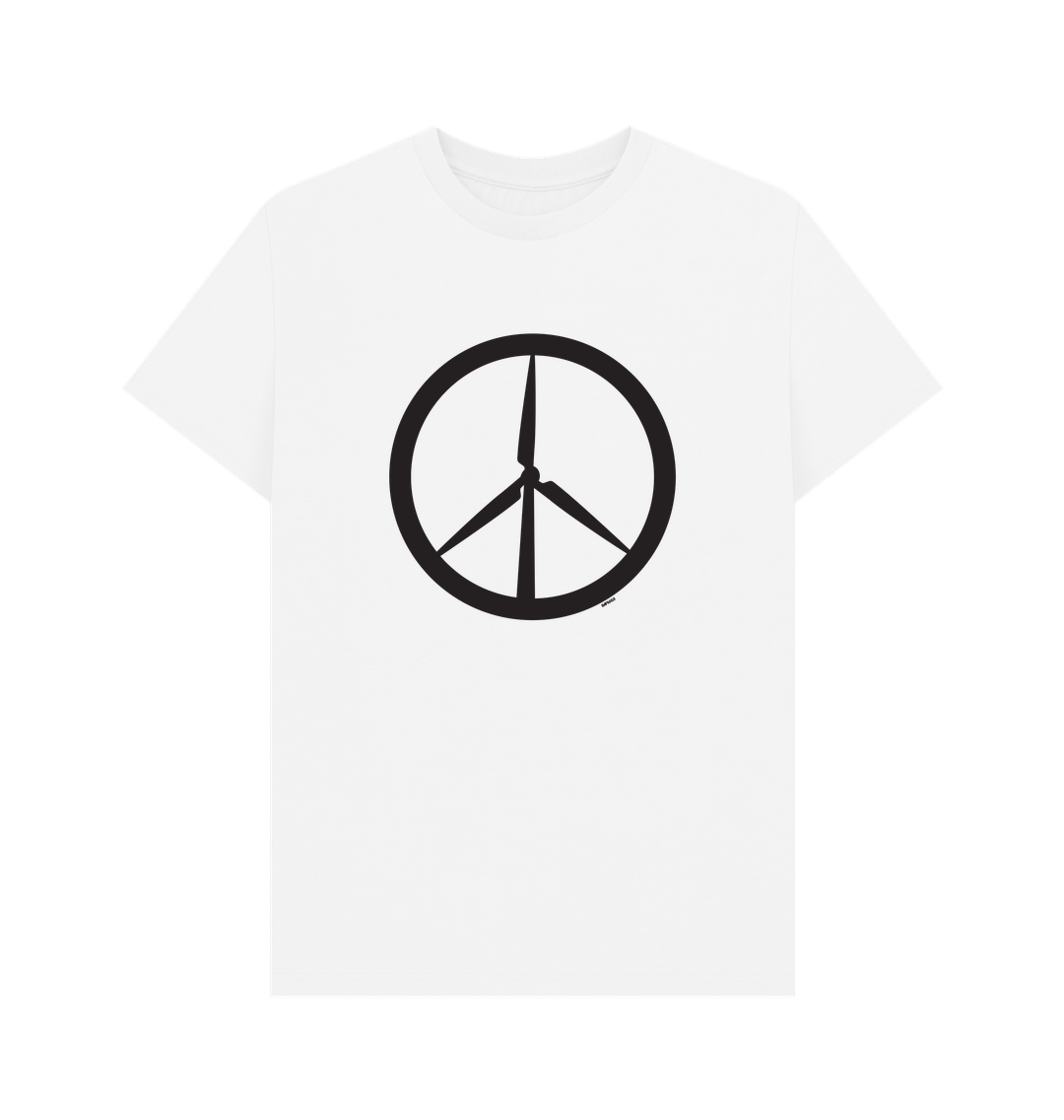 White Peace Turbine T-Shirt