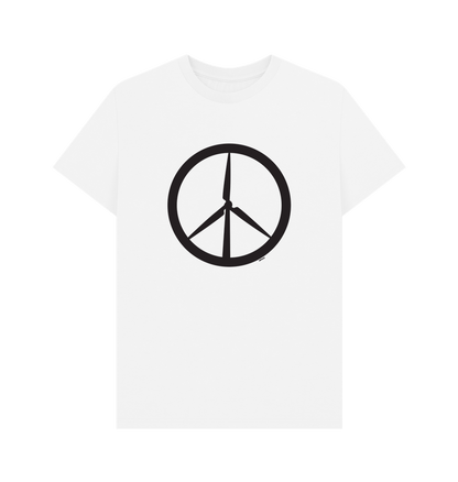 White Peace Turbine T-Shirt