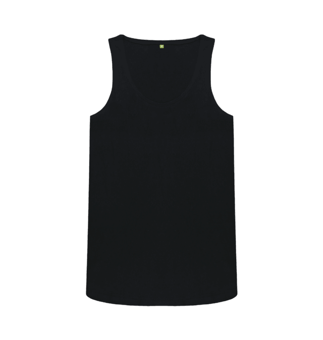 Black Organic Vest Top