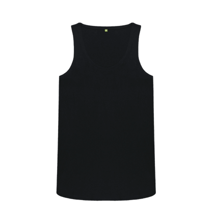 Black Organic Vest Top