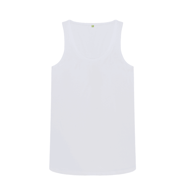 White Organic Vest Top