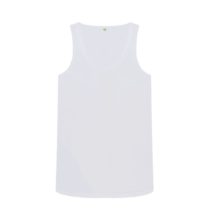 White Organic Vest Top