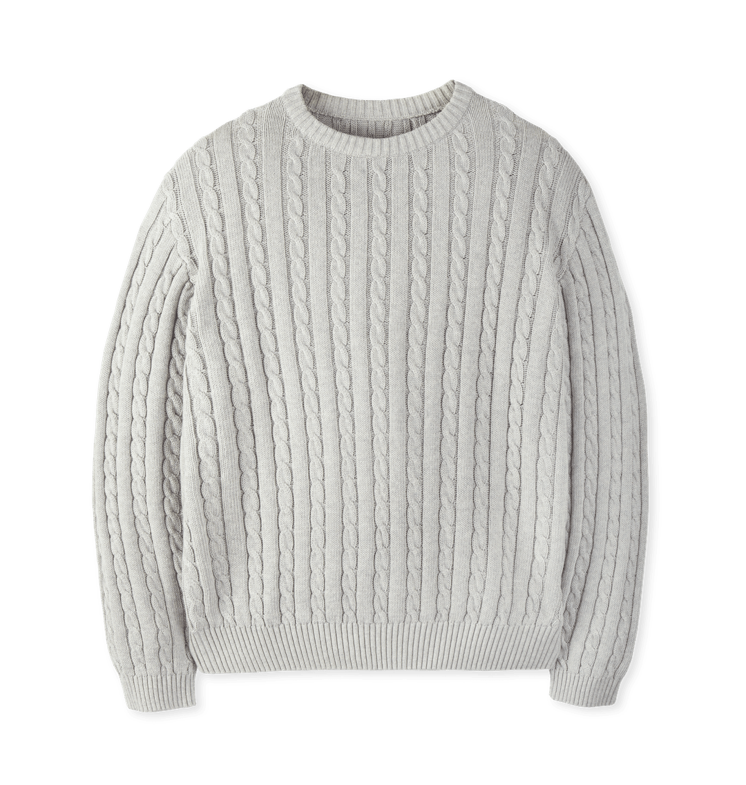 Limestone Men's Mariner Cable Knit Jumper