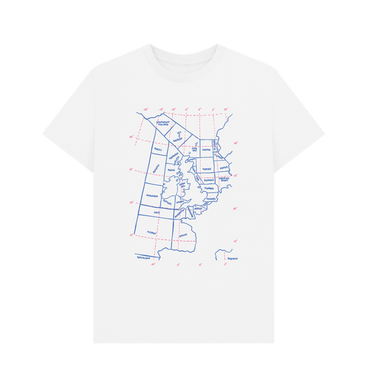 White Shipping Forecast T-Shirt