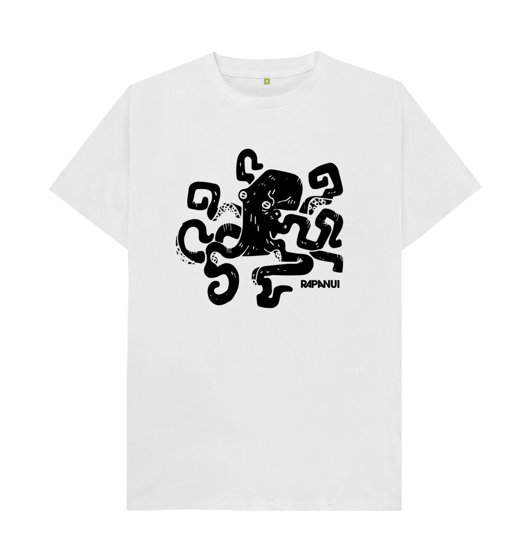 Black Octopus T - shirt - Printed T - shirt