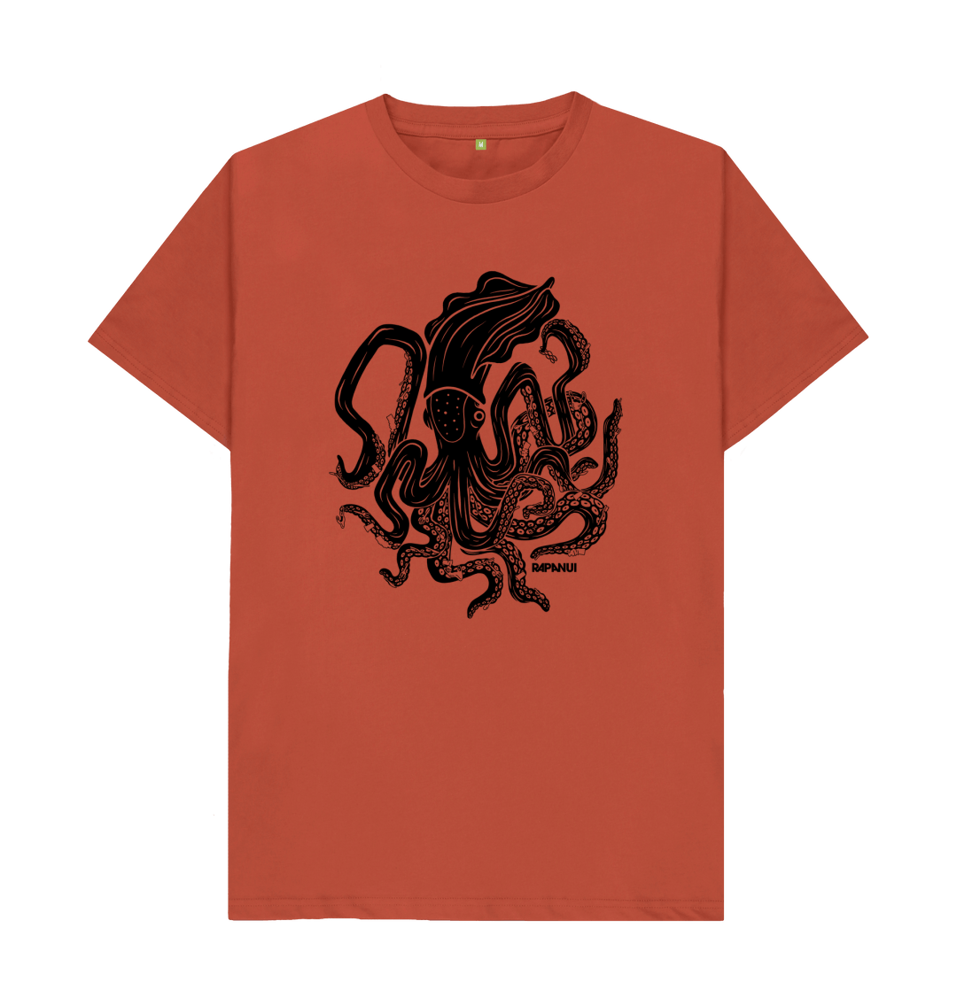 Black Squid T-Shirt - Printed T-shirt