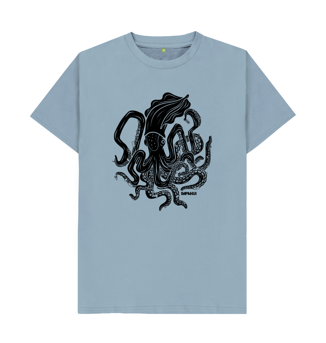 Black Squid T-Shirt - Printed T-shirt