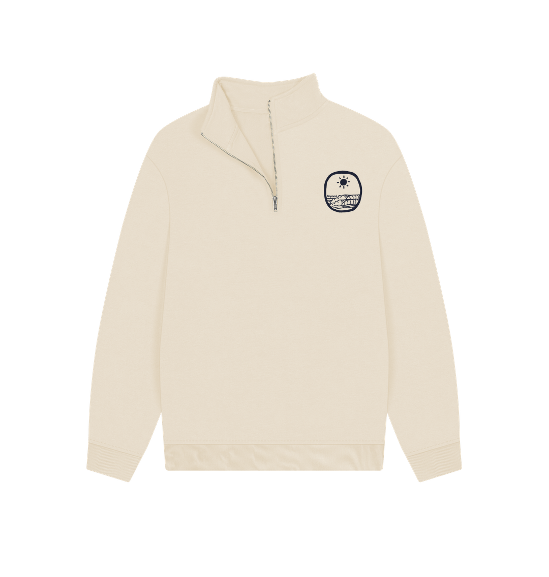 Coastal Life 1/4 Zip Sweatshirt - Printed Sweatshirt