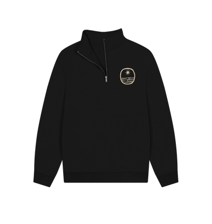 Coastal Life 1/4 Zip Sweatshirt - Dark - Printed Sweatshirt