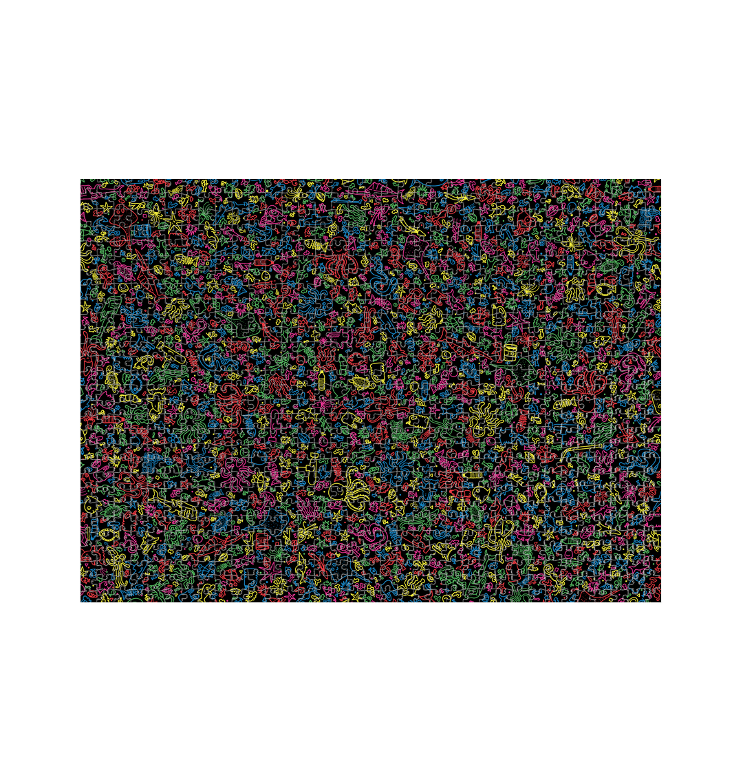 Colour Marine Print Jigsaw Puzzle - Accessories
