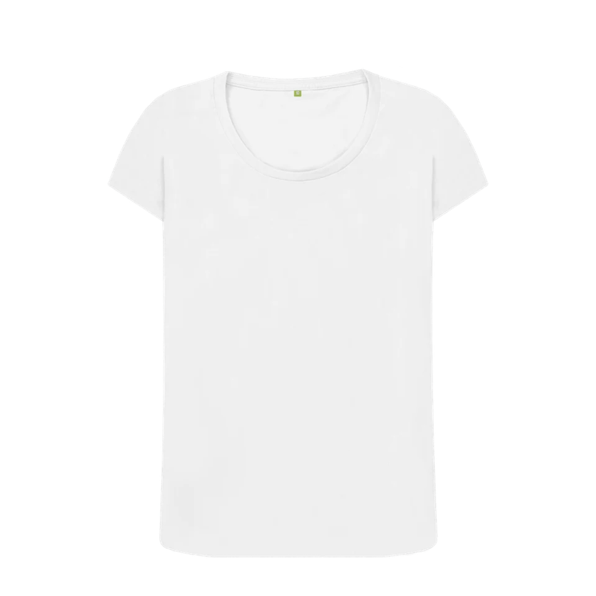 Custom Personalised Scoop Neck T-shirt - Custom T-Shirts