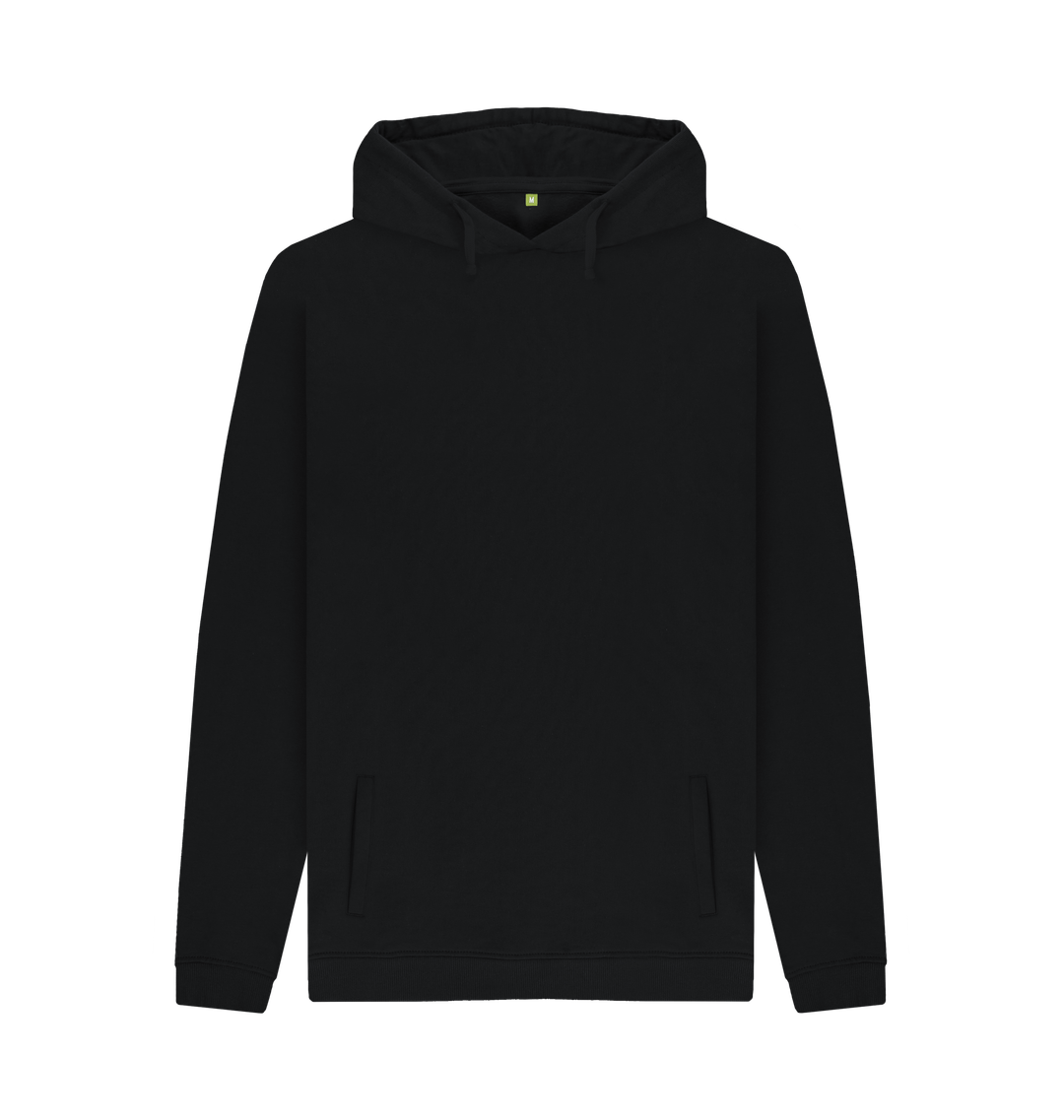 Black Organic Cotton Hoodie