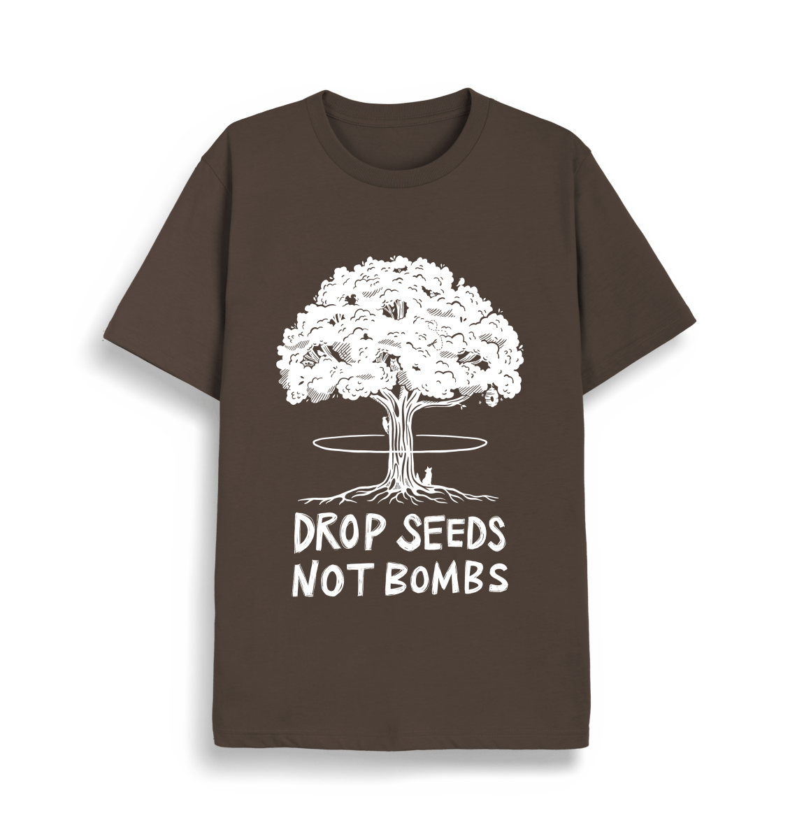 Drop Seeds Not Bombs T-Shirt - Printed T-shirt