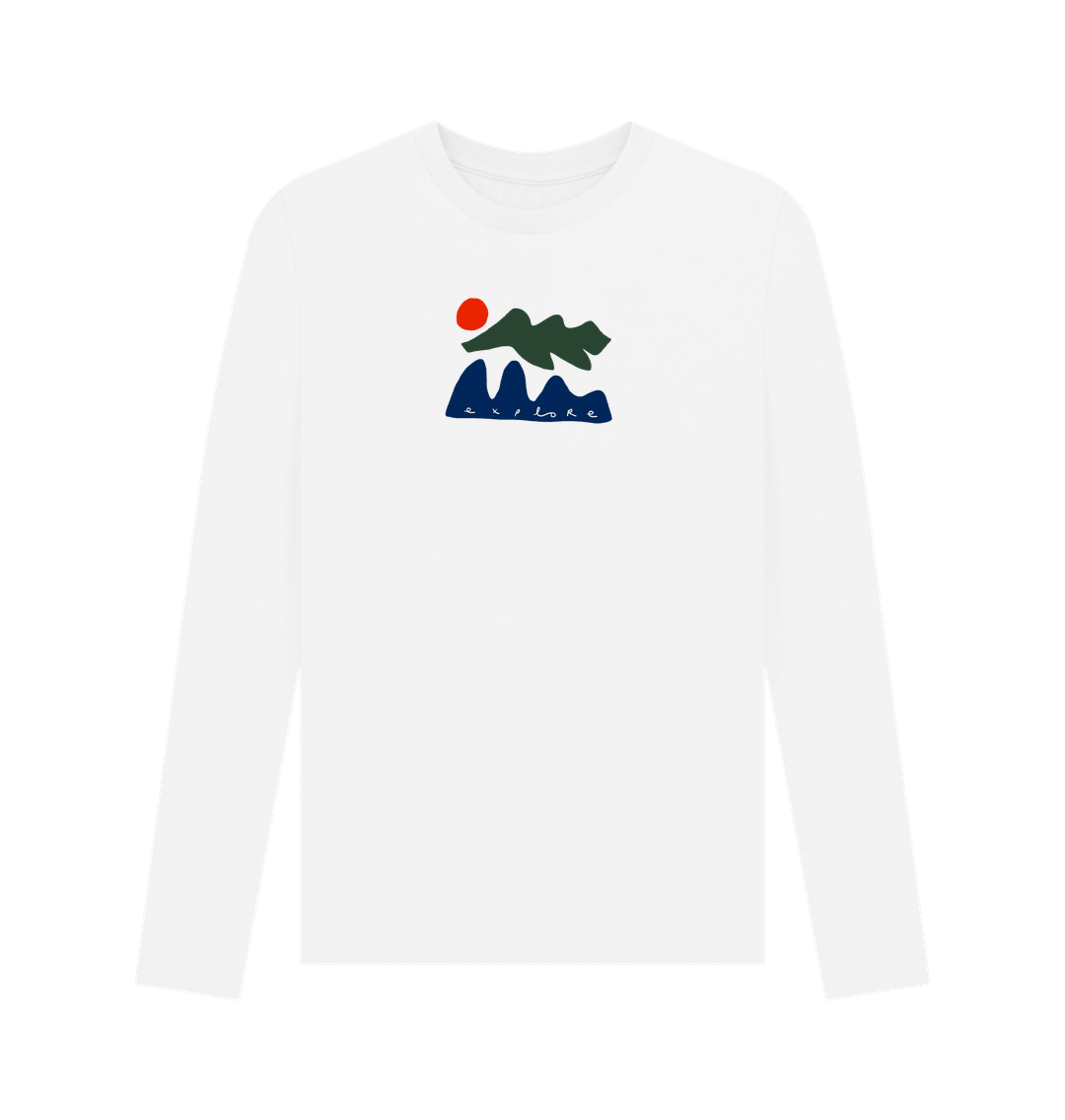 Explore Earth Long Sleeve T-Shirt - Printed Long Sleeve T Shirt