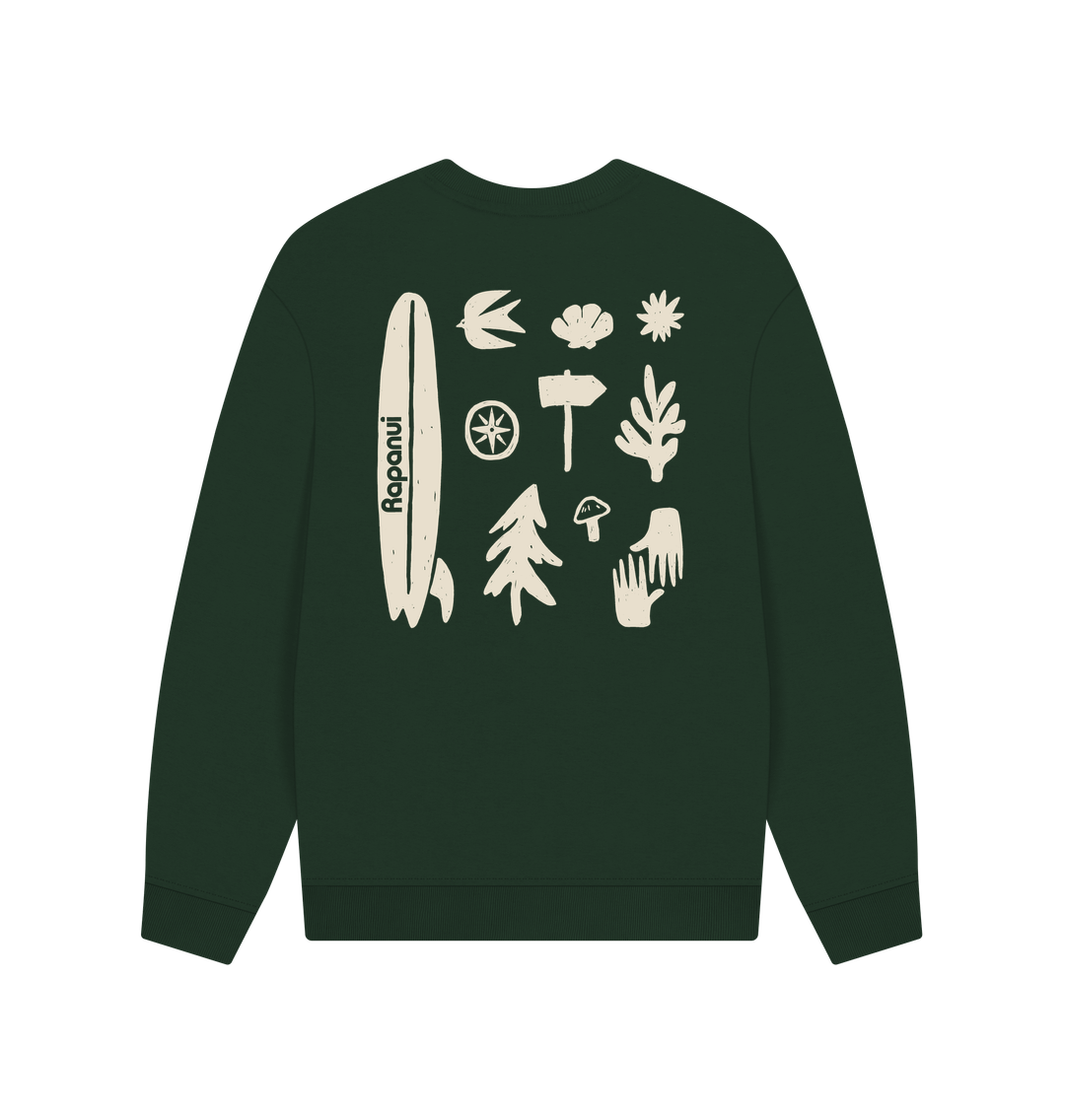 Explore More Oversized Sweatshirt - Printed Sweatshirt