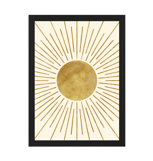 Golden Sun Art Print - Accessories