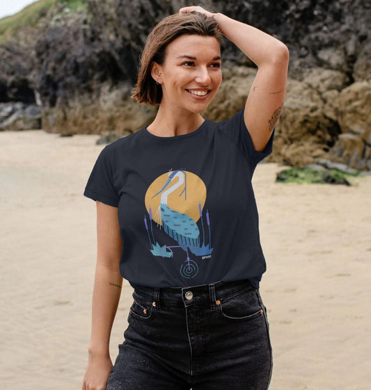 Heron T - shirt - Printed T - shirt