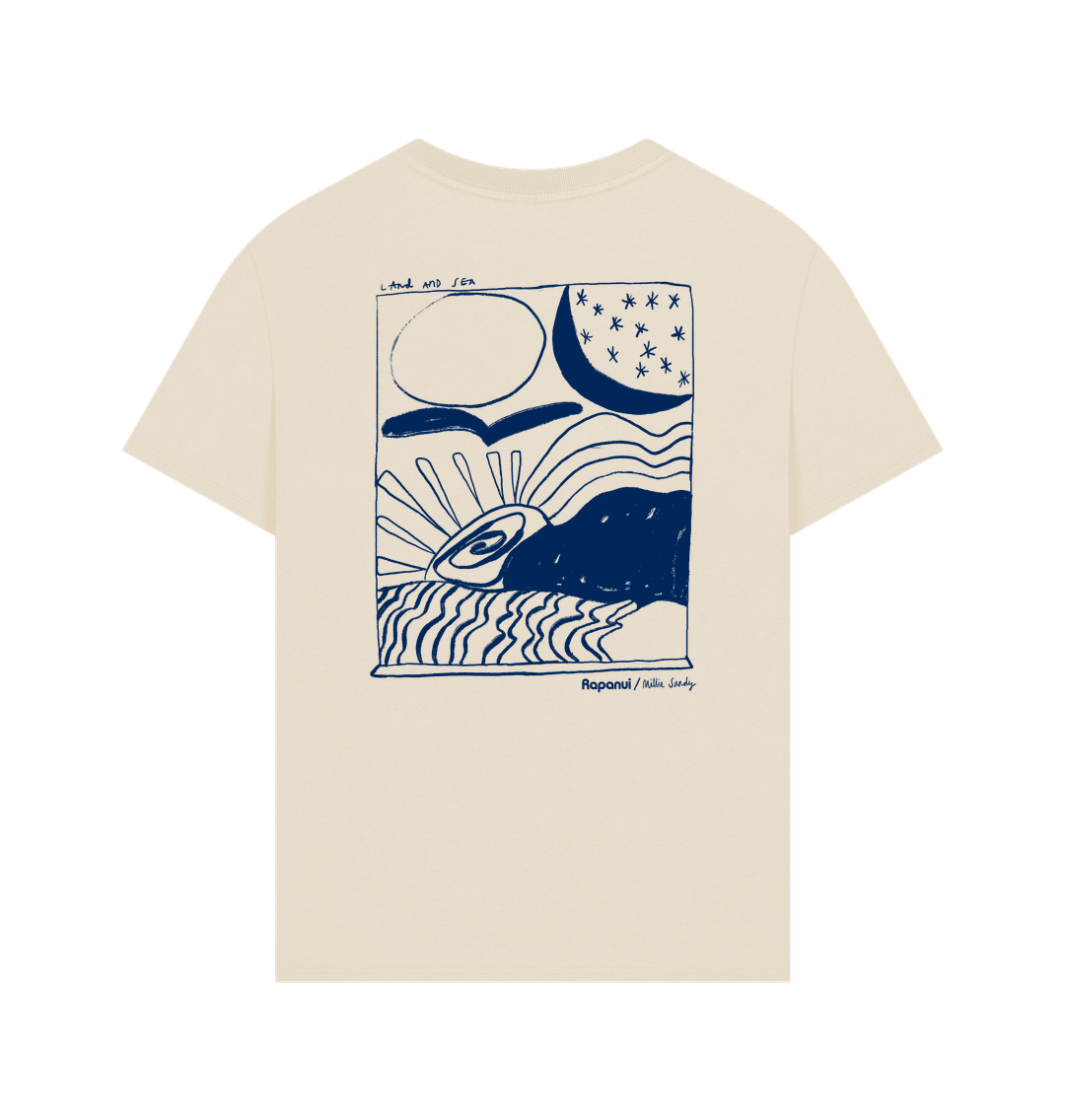 Land & Sea Oversized T-Shirt - Printed T-shirt