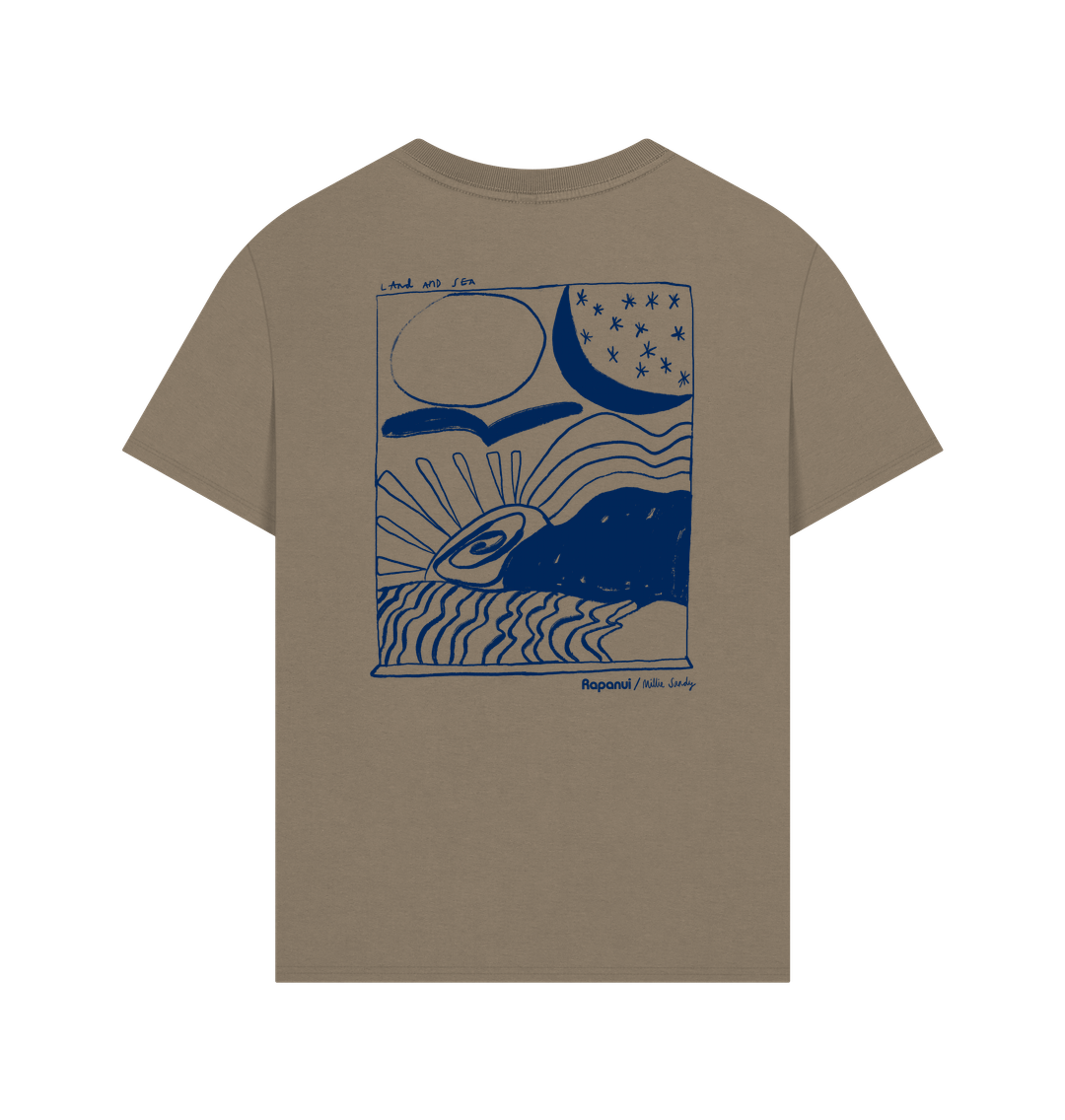 Land & Sea Oversized T-Shirt - Printed T-shirt