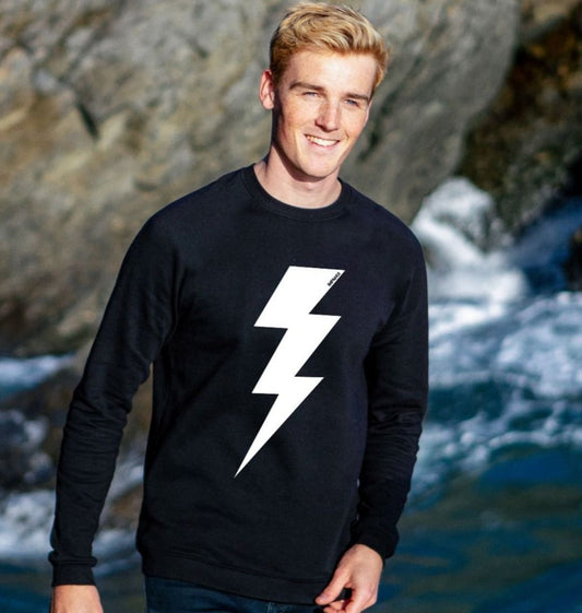 Lightning Bolt Sweatshirt - Printed Sweatshirt