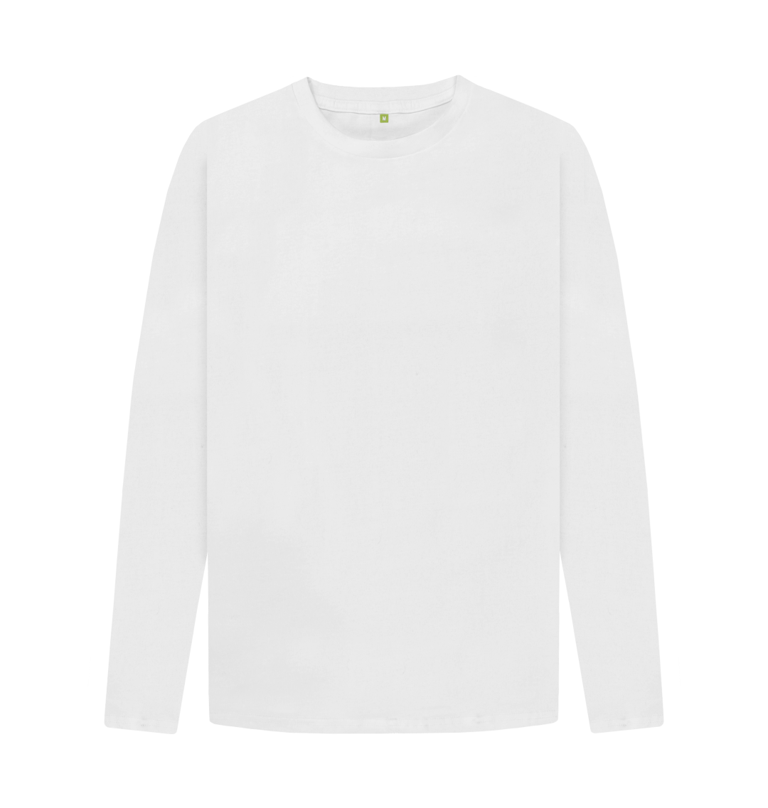 Long sleeve white tee on sale