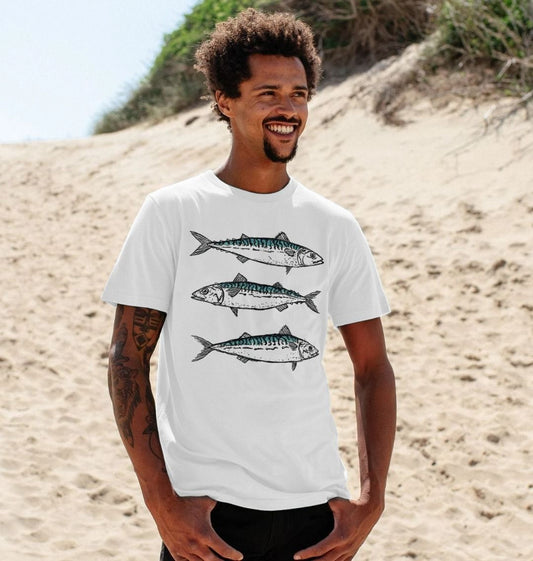 Mackerel T - shirt - Printed T - shirt