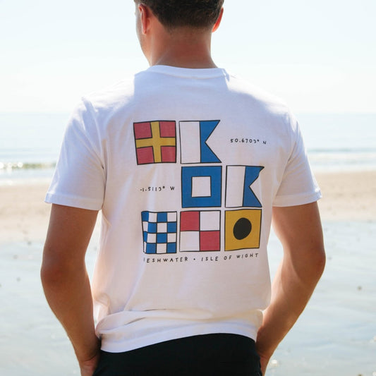 Maritime Flags T - Shirt - Printed T - shirt