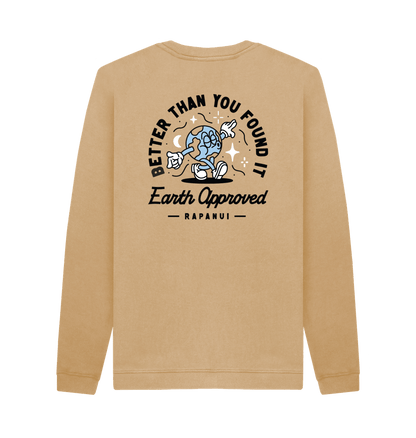 Men's Earth Approved Sweatshirt - Printed Sweatshirt