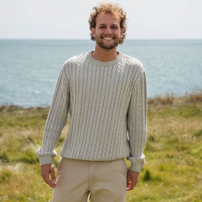 Men's Mariner Cable Knit Jumper - Knitwear