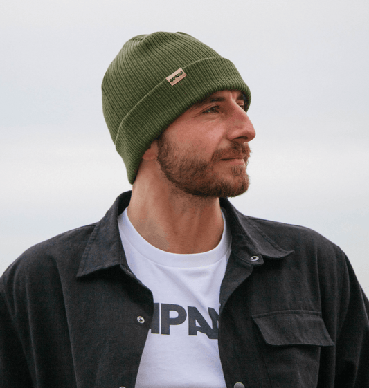 Men's Recycled Organic Beanie Hat - Headwear