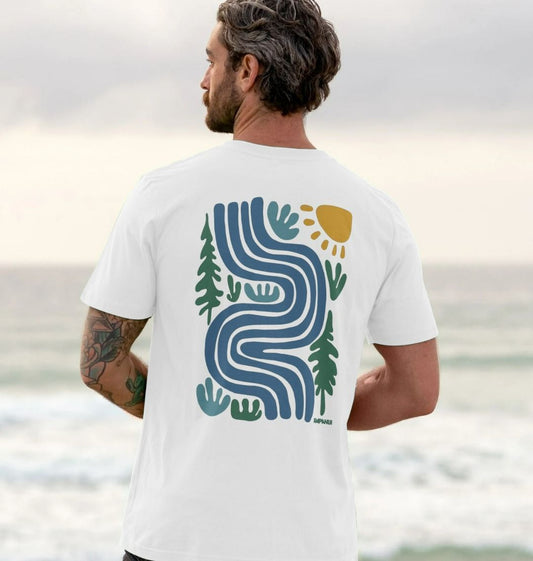 Men's Rivers T - Shirt - Printed T - shirt