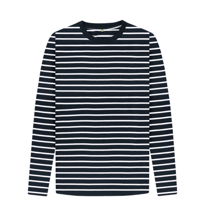 Men's Striped Long Sleeve Top - Striped T - Shirts