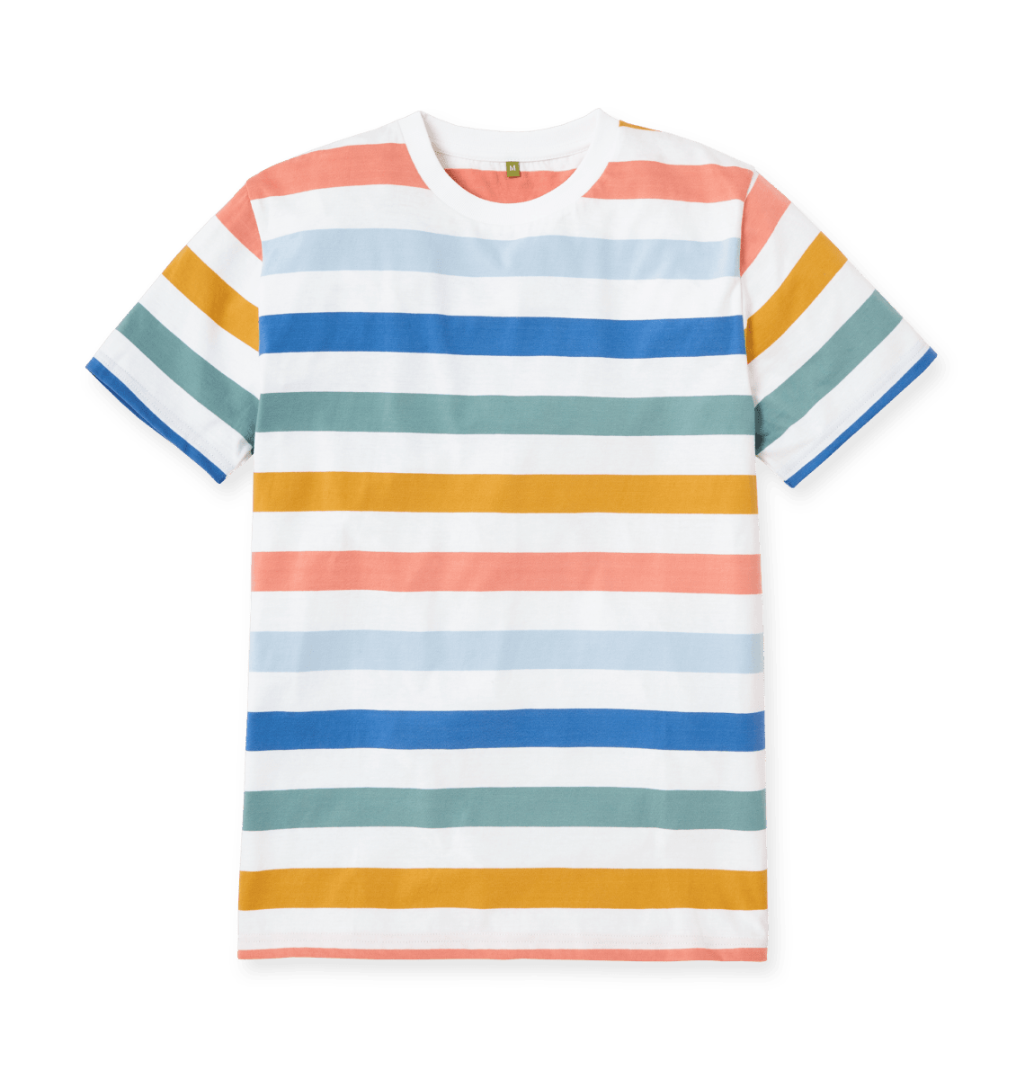 Rainbow striped t shirt hotsell