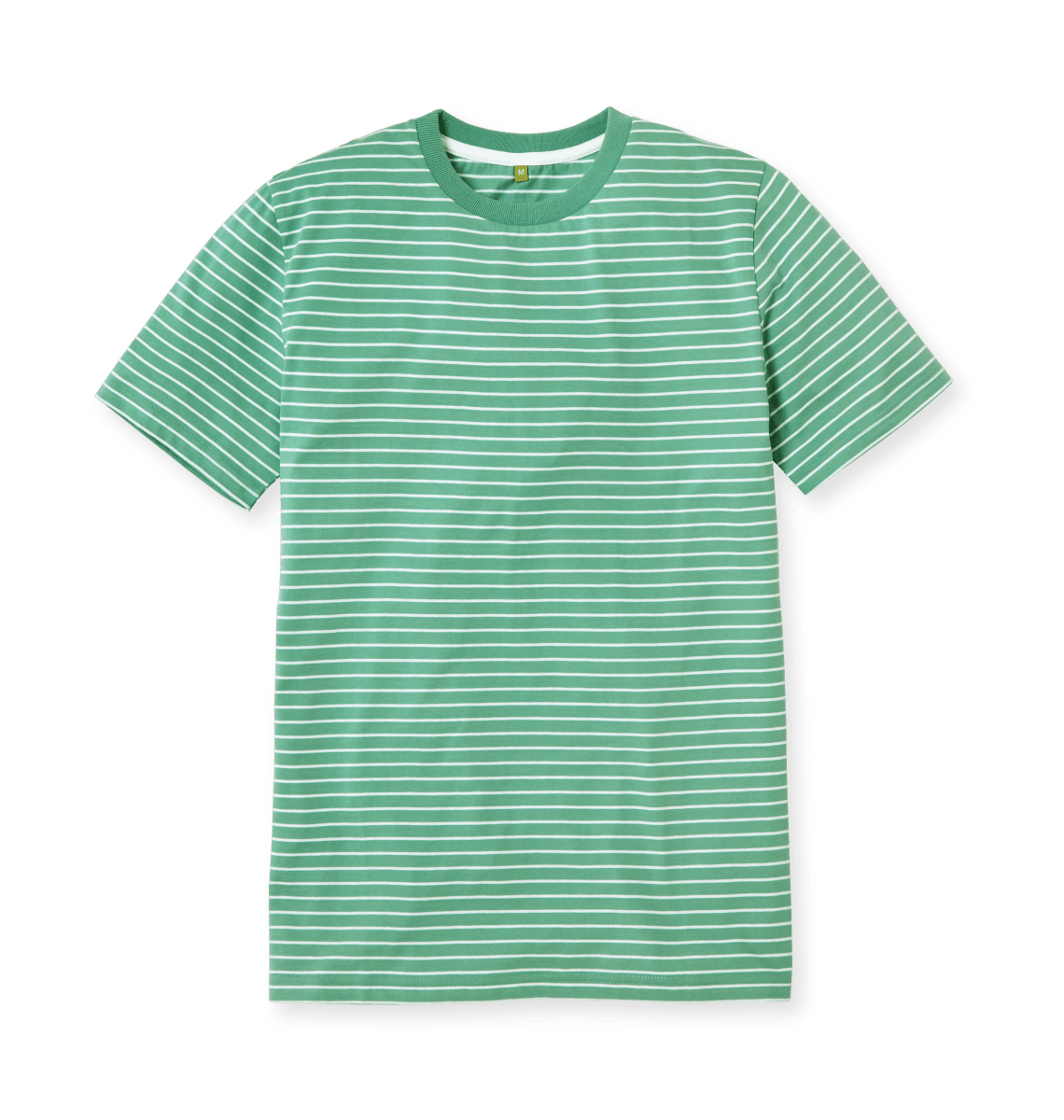 Green striped t shirt best sale