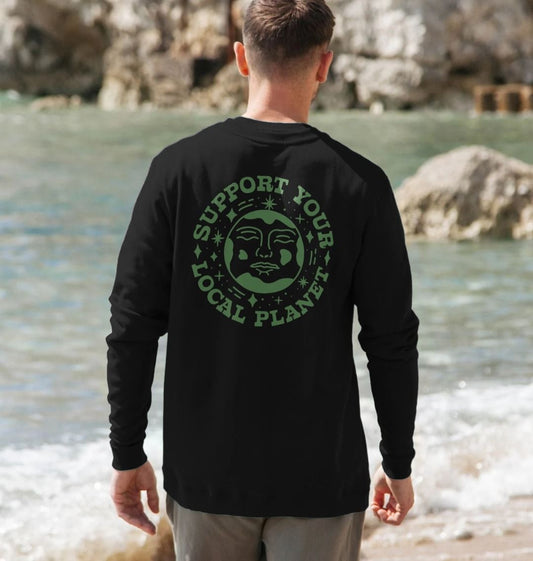 Men's Support Your Local Planet Sweatshirt - Printed Sweatshirt