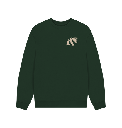 Mountain's Calling Oversized Sweatshirt - Printed Sweatshirt