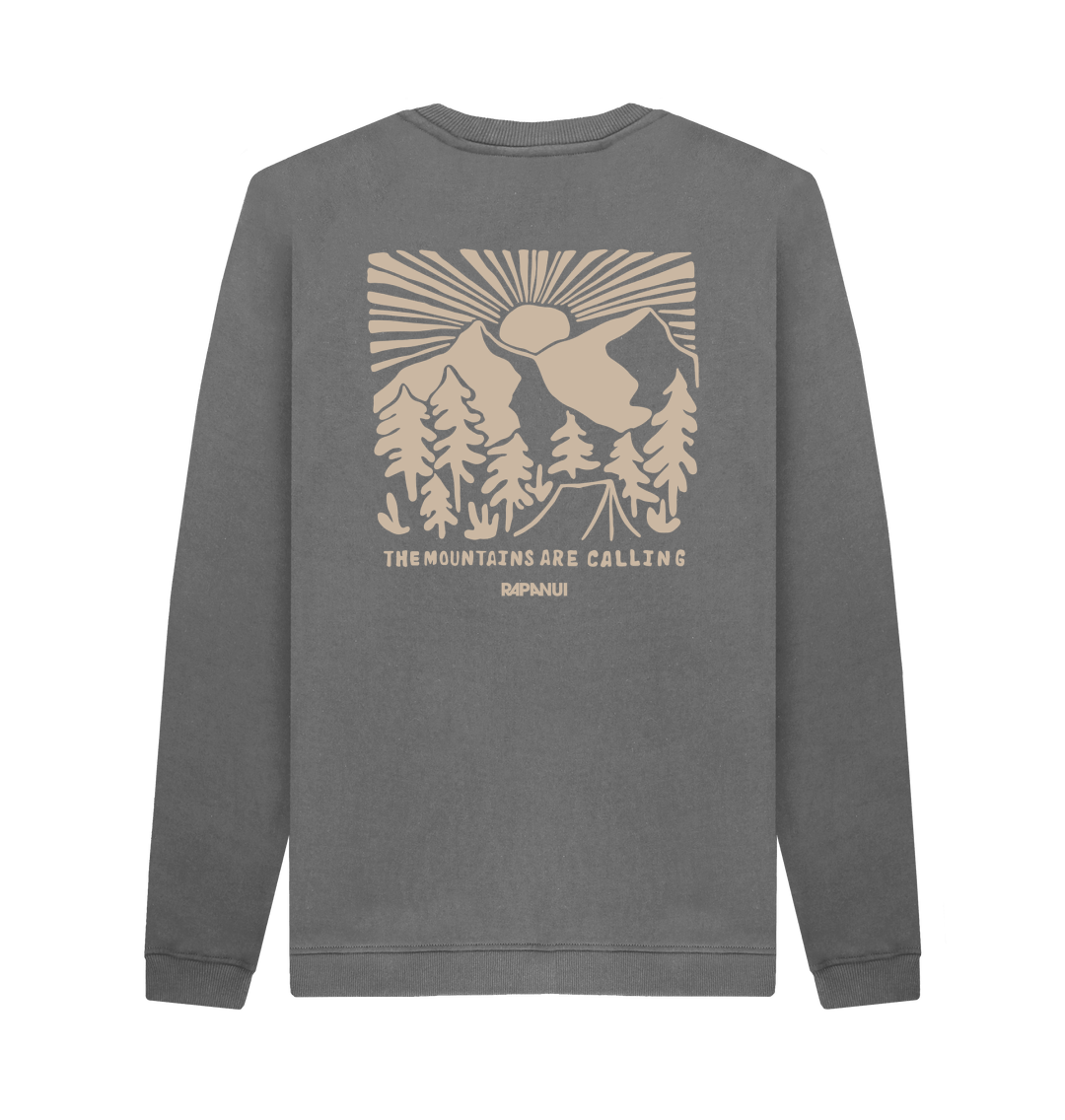 Mountains Calling Sweatshirt - Printed Sweatshirt