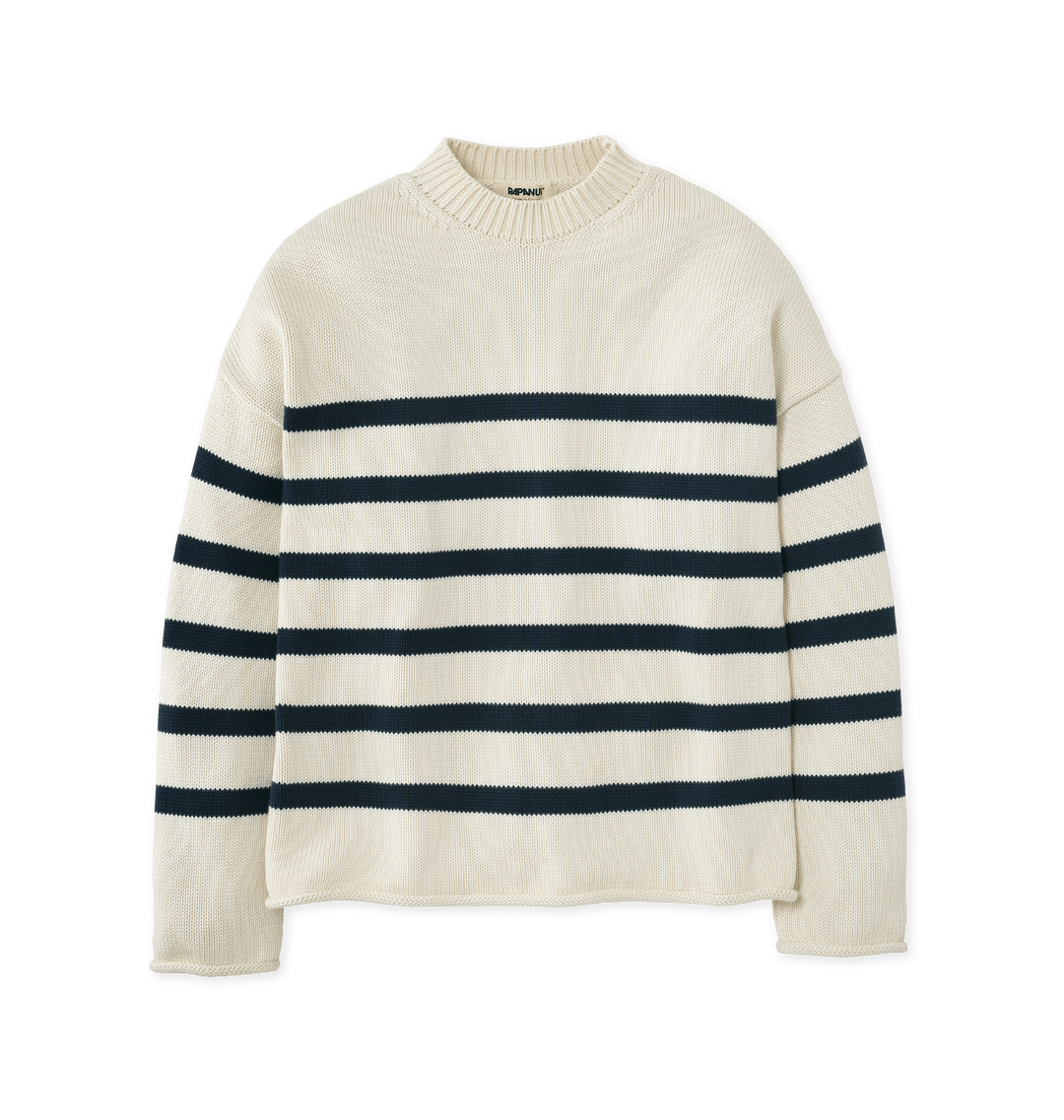 Offshore Oversized Striped Knitted Jumper | Rapanui Clothing