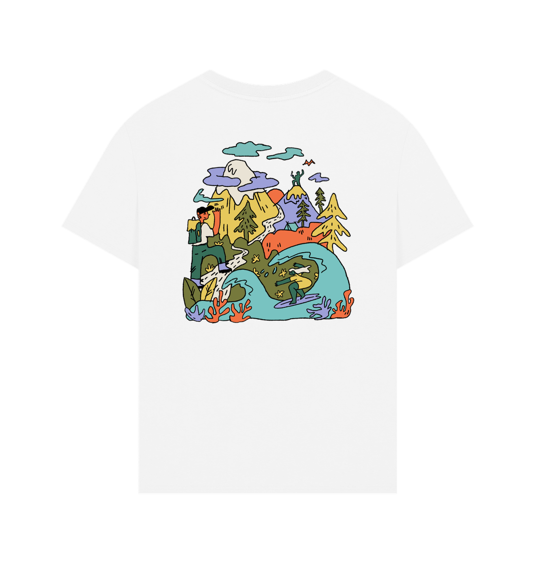 Outdoors Living Oversized T - Shirt - Printed T - shirt