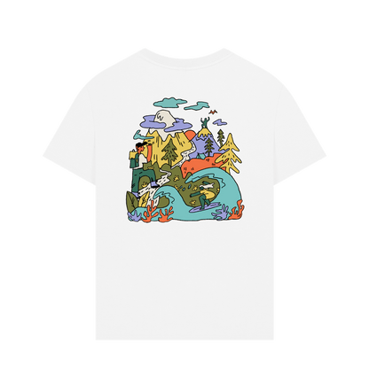 Outdoors Living Oversized T - Shirt - Printed T - shirt