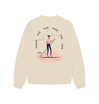 Paddleboard Oversized Sweatshirt - Printed Sweatshirt