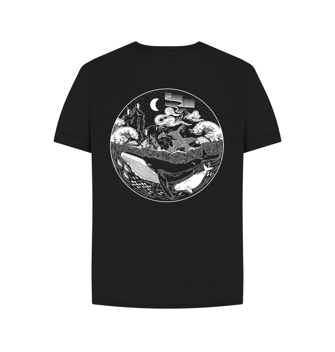 Rapanui x BBC Earth Women's Polar Wilderness T - shirt - Printed T - shirt