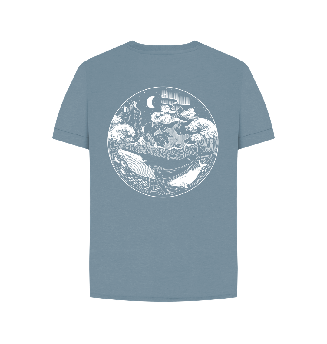 Rapanui x BBC Earth Women's Polar Wilderness T - shirt - Printed T - shirt