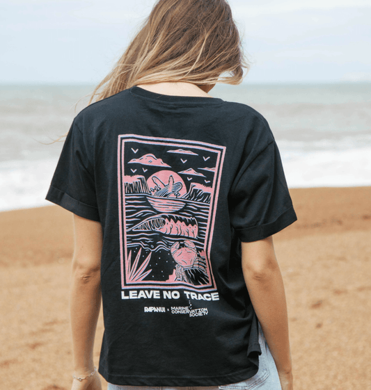 Rapanui x MCS Women's Leave No Trace T - Shirt - Printed T - shirt