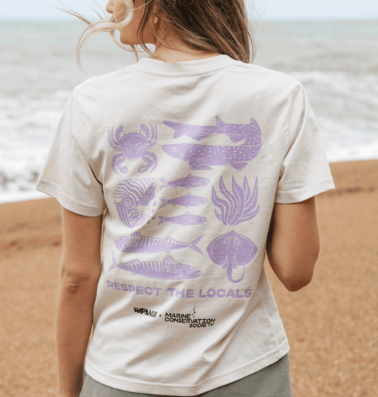 Rapanui x MCS Women's Respect The Locals T - Shirt - Printed T - shirt