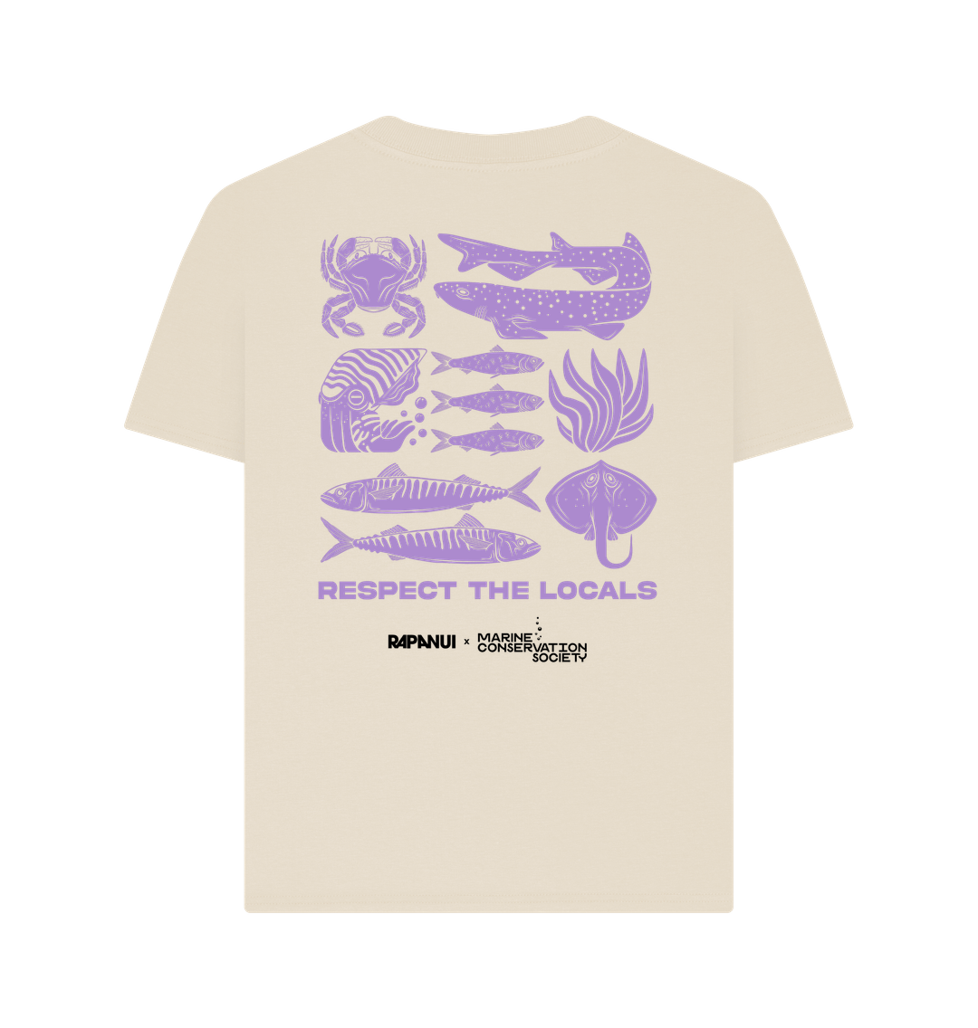 Rapanui x MCS Women's Respect The Locals T - Shirt - Printed T - shirt