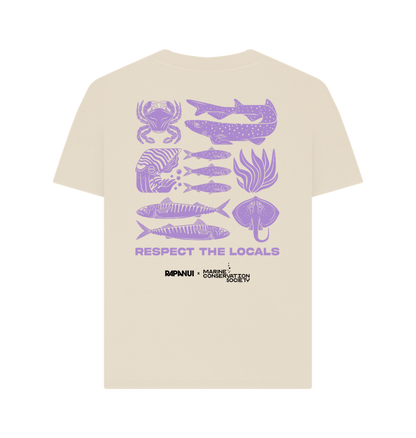 Rapanui x MCS Women's Respect The Locals T - Shirt - Printed T - shirt