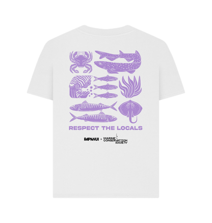 Rapanui x MCS Women's Respect The Locals T - Shirt - Printed T - shirt