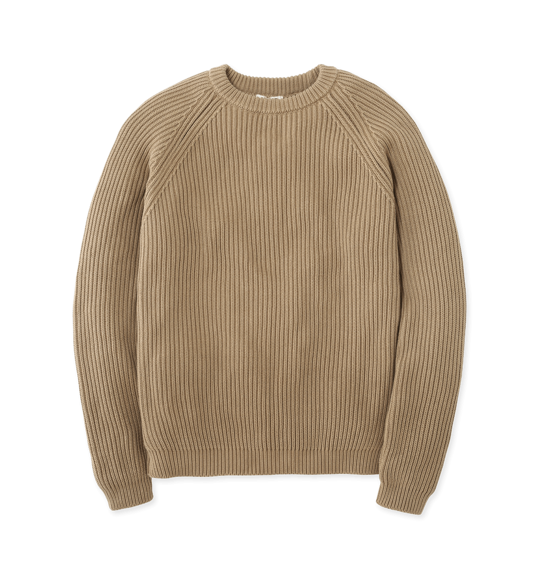 Sand Seafarer Knitted Cotton Jumper